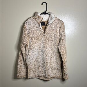Cozy Cream Sherpa Pullover Sweater